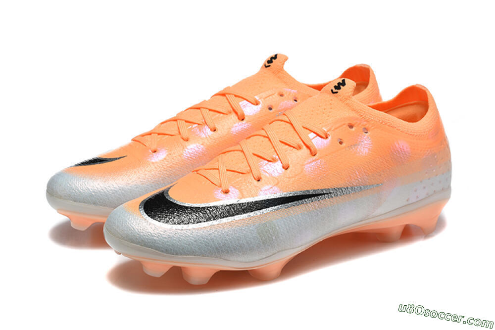 Nike Air Zoom Mercurial Vapor 17 Elite FG Firm Ground Soccer Cleats - Orange/Sunset Orange/Metallic Silver 5