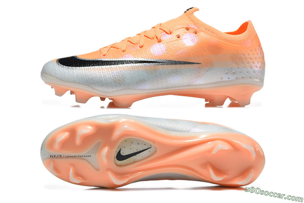 Nike Air Zoom Mercurial Vapor 17 Elite FG Firm Ground Soccer Cleats - Orange/Sunset Orange/Metallic Silver 0