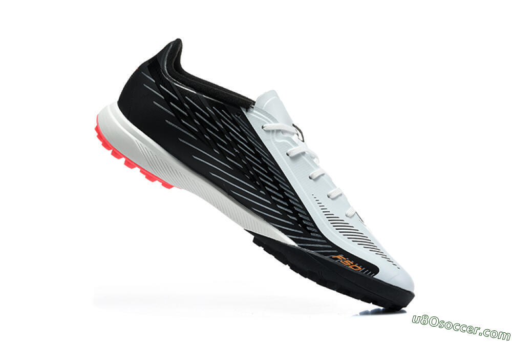 Adidas F50 Pro TF Artificial Turf Soccer Shoes - White/Core Black/Solar Red 7