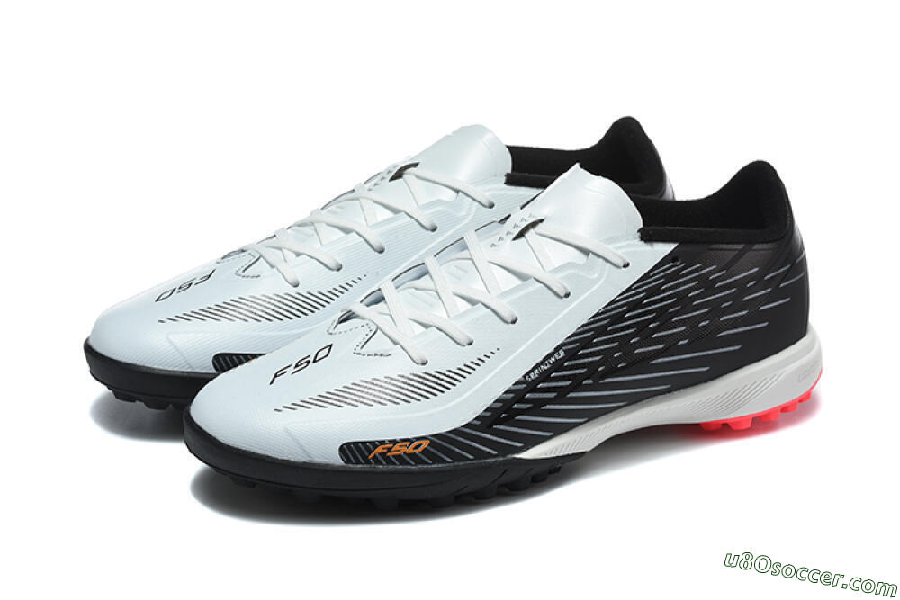 Adidas F50 Pro TF Artificial Turf Soccer Shoes - White/Core Black/Solar Red 5