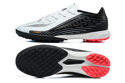 Adidas F50 Pro TF Artificial Turf Soccer Shoes - White/Core Black/Solar Red