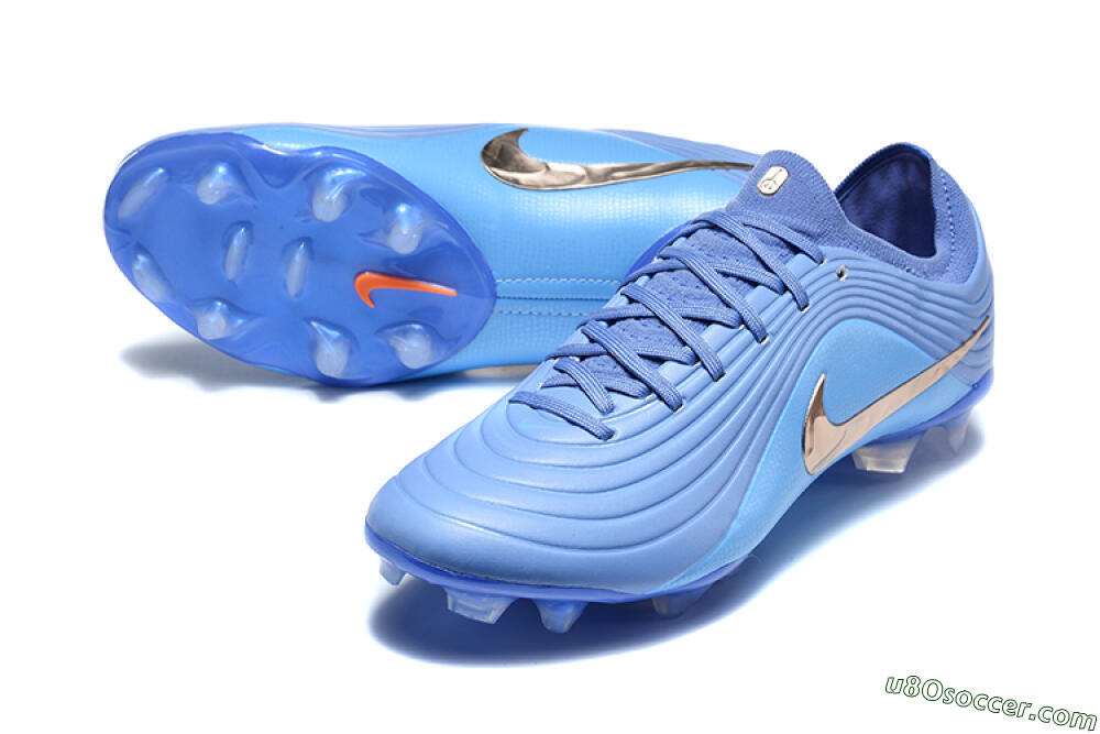 Nike Tiempo Legend 11 Elite FG Firm Ground Soccer Cleats - Blue/Baltic Blue/Chrome 3