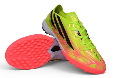 Adidas F50 Hyperfast Pro TF Artificial Turf Soccer Shoes - Yellow/Solar Yellow/Lucid Pink