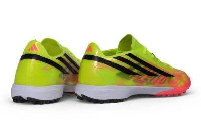 Adidas F50 Hyperfast Pro TF Artificial Turf Soccer Shoes - Yellow/Solar Yellow/Lucid Pink