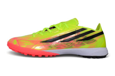Adidas F50 Hyperfast Pro TF Artificial Turf Soccer Shoes - Yellow/Solar Yellow/Lucid Pink