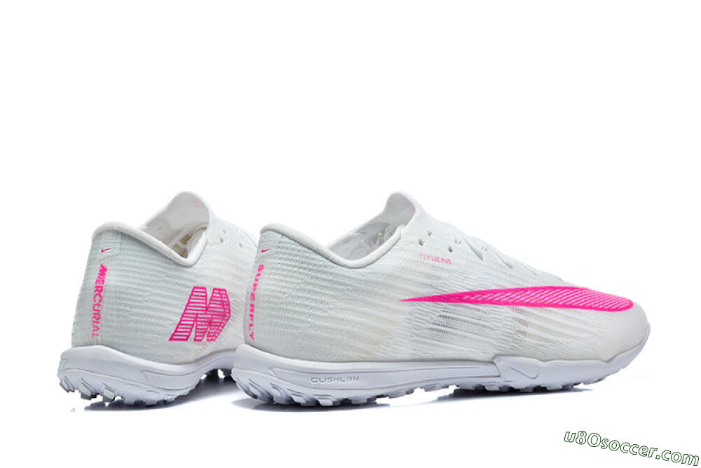 Nike Air Zoom Mercurial Superfly 11 Elite TF Artificial Turf Soccer Shoes - White/Summit White/Hyper Pink 9