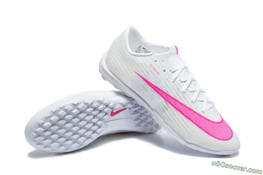 Nike Air Zoom Mercurial Superfly 11 Elite TF Artificial Turf Soccer Shoes - White/Summit White/Hyper Pink 4