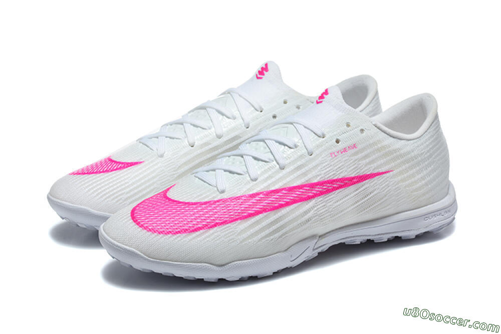 Nike Air Zoom Mercurial Superfly 11 Elite TF Artificial Turf Soccer Shoes - White/Summit White/Hyper Pink 5