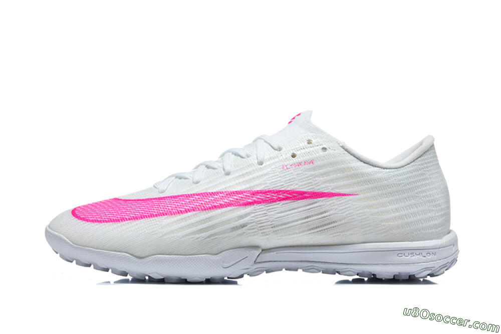 Nike Air Zoom Mercurial Superfly 11 Elite TF Artificial Turf Soccer Shoes - White/Summit White/Hyper Pink 2