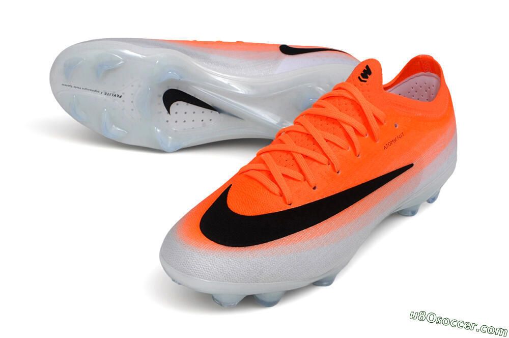 Nike Air Zoom Mercurial Vapor 17 Elite FG Firm Ground Soccer Cleats - Orange/Bright Crimson/White 3