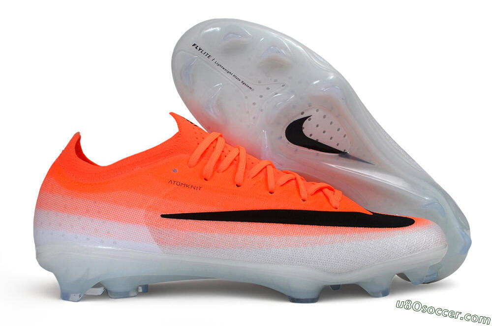 Nike Air Zoom Mercurial Vapor 17 Elite FG Firm Ground Soccer Cleats - Orange/Bright Crimson/White 1