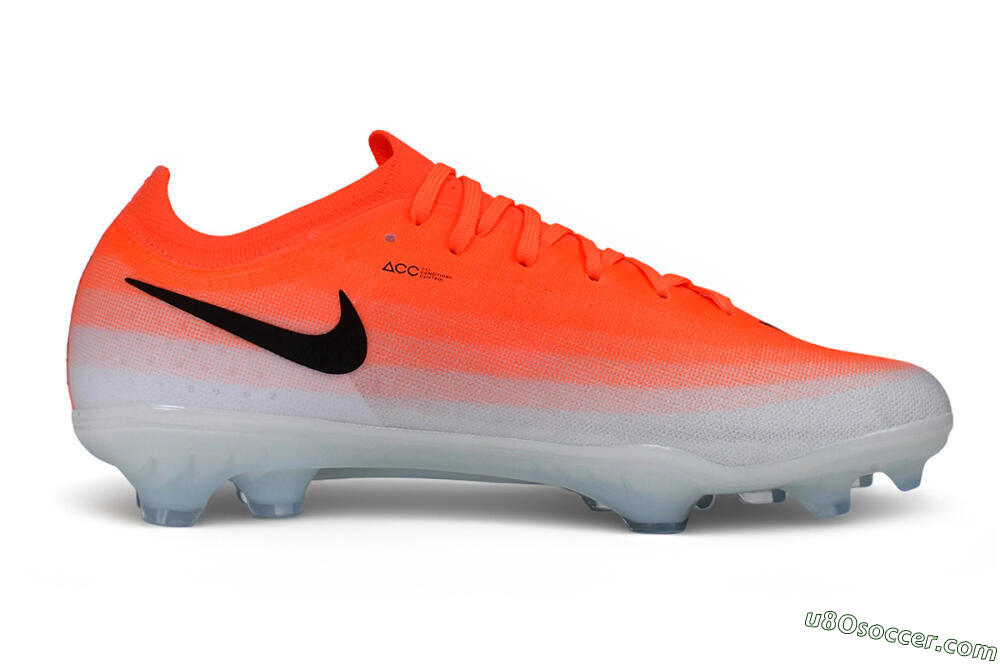 Nike Air Zoom Mercurial Vapor 17 Elite FG Firm Ground Soccer Cleats - Orange/Bright Crimson/White 5