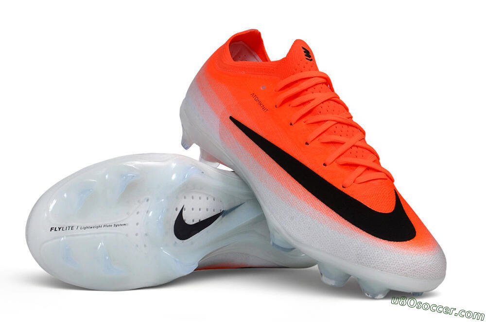 Nike Air Zoom Mercurial Vapor 17 Elite FG Firm Ground Soccer Cleats - Orange/Bright Crimson/White 0