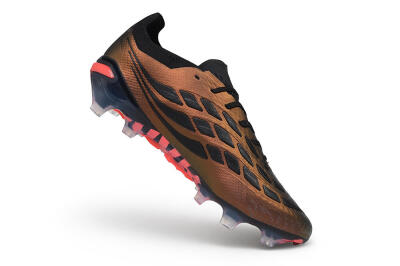 Adidas Predator 26 Elite FG Firm Ground Soccer Cleats - Bronze/Metallic Bronze/Core Black