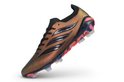Adidas Predator 26 Elite FG Firm Ground Soccer Cleats - Bronze/Metallic Bronze/Core Black