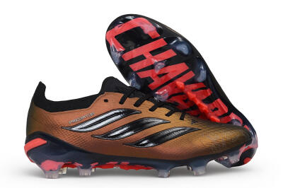 Adidas Predator 26 Elite FG Firm Ground Soccer Cleats - Bronze/Metallic Bronze/Core Black