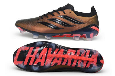 Adidas Predator 26 Elite FG Firm Ground Soccer Cleats - Bronze/Metallic Bronze/Core Black