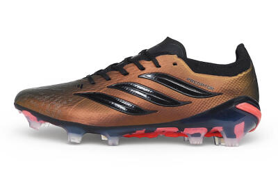 Adidas Predator 26 Elite FG Firm Ground Soccer Cleats - Bronze/Metallic Bronze/Core Black