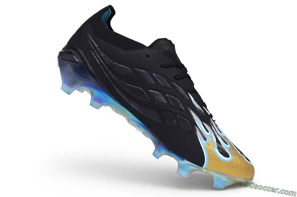 Adidas Predator 26 Elite FG Firm Ground Soccer Cleats - Black/Core Black/Metallic Gold 4