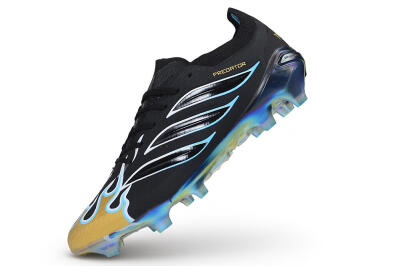 Adidas Predator 26 Elite FG Firm Ground Soccer Cleats - Black/Core Black/Metallic Gold
