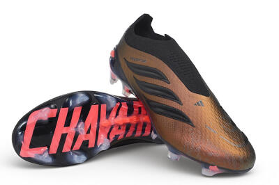 Adidas Predator 26 Elite Laceless FG Firm Ground Soccer Cleats - Bronze/Metallic Bronze/Core Black