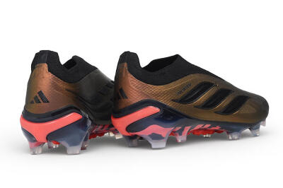 Adidas Predator 26 Elite Laceless FG Firm Ground Soccer Cleats - Bronze/Metallic Bronze/Core Black