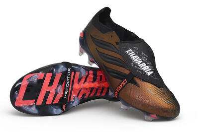 Adidas Predator 26 Elite Fold-Over Tongue FG Firm Ground Soccer Cleats - Bronze/Metallic Bronze/Core Black