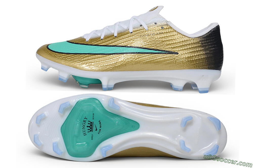 Nike Air Zoom Mercurial Superfly 11 Elite FG Firm Ground Soccer Cleats - Gold/Metallic Gold/Mint Green 0