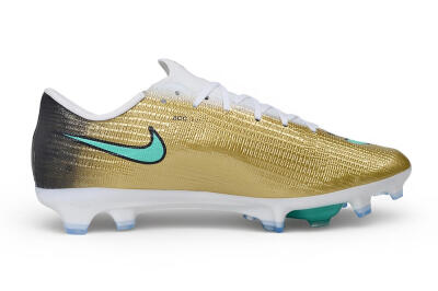 Nike Air Zoom Mercurial Superfly 11 Elite FG Firm Ground Soccer Cleats - Gold/Metallic Gold/Mint Green