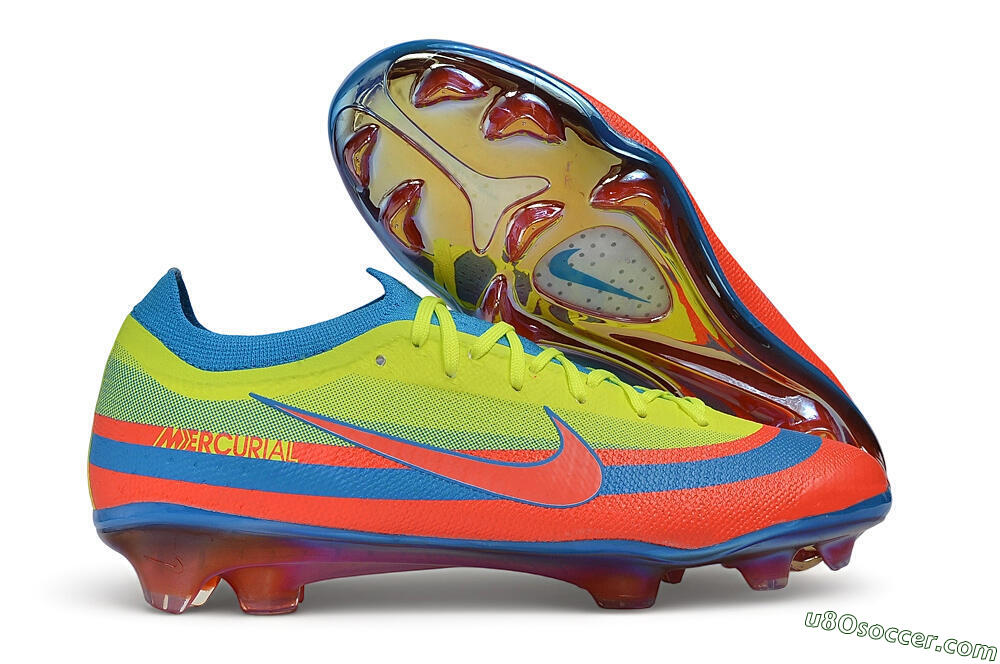 Nike Air Zoom Mercurial Vapor 17 Elite FG Firm Ground Soccer Cleats - Yellow/Volt/Bright Crimson 1