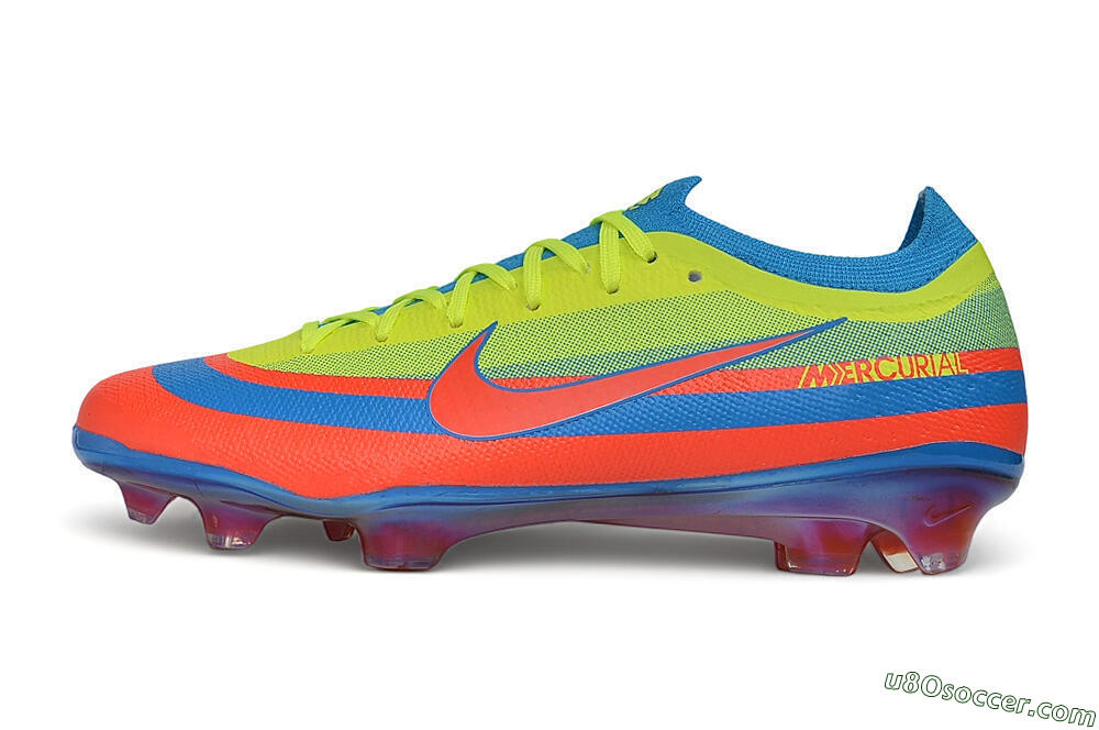 Nike Air Zoom Mercurial Vapor 17 Elite FG Firm Ground Soccer Cleats - Yellow/Volt/Bright Crimson 2