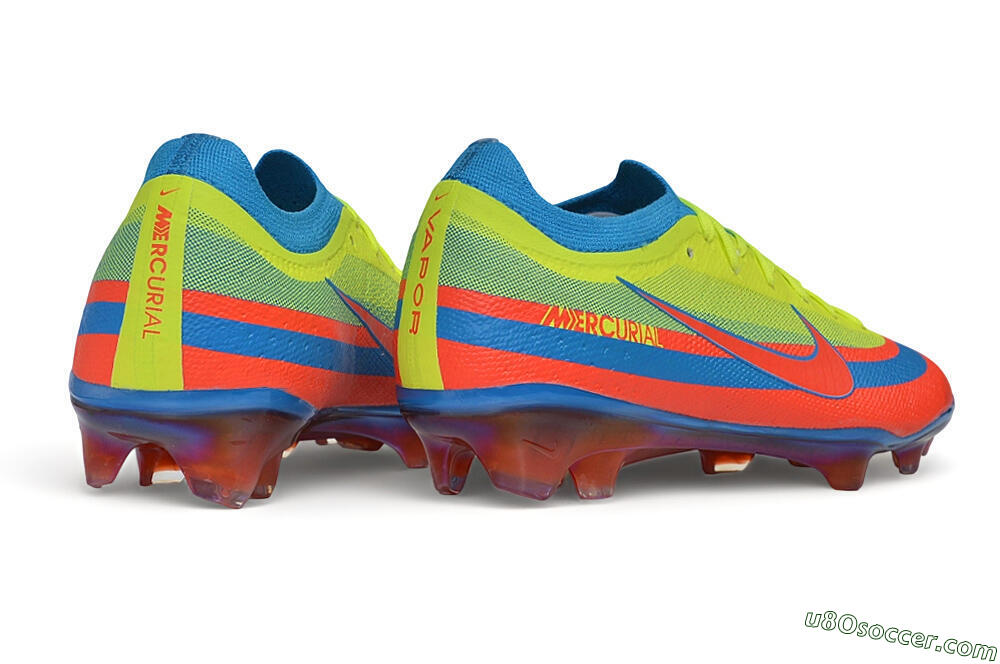Nike Air Zoom Mercurial Vapor 17 Elite FG Firm Ground Soccer Cleats - Yellow/Volt/Bright Crimson 6
