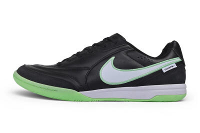Nike Tiempo Legend SE IC Indoor & Futsal Soccer Shoes - Black/Black/Electric Green