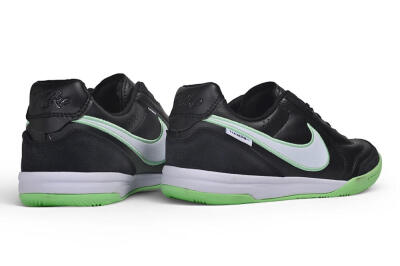 Nike Tiempo Legend SE IC Indoor & Futsal Soccer Shoes - Black/Black/Electric Green