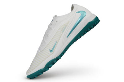 Nike Phantom 6 Elite Low TF Artificial Turf Soccer Shoes - White/Summit White/Jade Ice