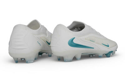 Nike Phantom 6 Elite Low FG Firm Ground Soccer Cleats - White/Summit White/Baltic Blue