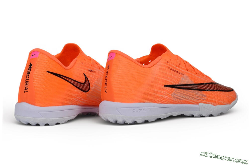 Nike Air Zoom Mercurial Superfly 11 Elite TF Artificial Turf Soccer Shoes - Orange/Bright Crimson/Wolf Grey 6