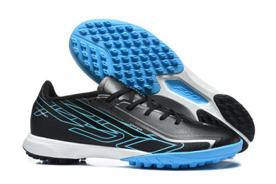 Adidas F50 Hyperfast Pro TF Artificial Turf - Black/Core Black/Lucid Blue