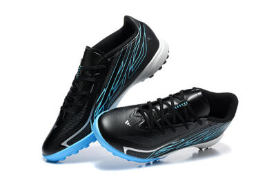 Adidas F50 Hyperfast Pro TF Artificial Turf - Black/Core Black/Lucid Blue