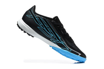 Adidas F50 Hyperfast Pro TF Artificial Turf - Black/Core Black/Lucid Blue