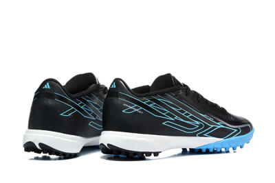 Adidas F50 Hyperfast Pro TF Artificial Turf - Black/Core Black/Lucid Blue