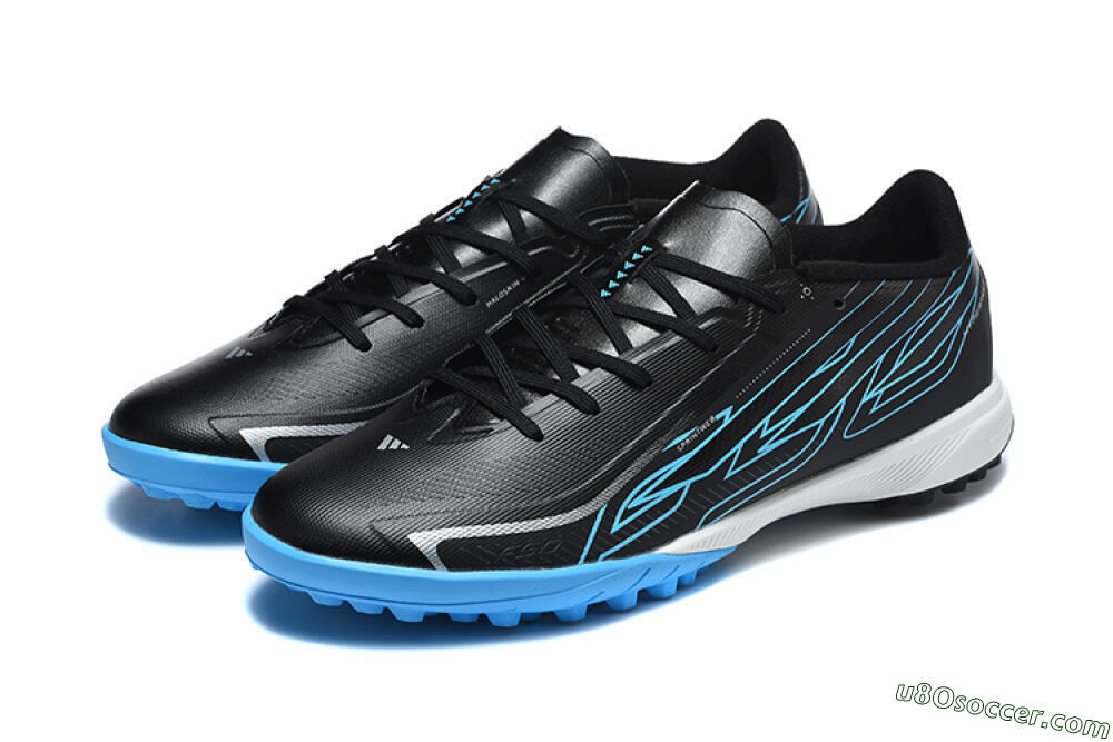 Adidas F50 Hyperfast Pro TF Artificial Turf - Black/Core Black/Lucid Blue 5