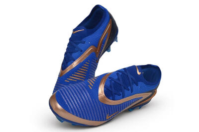 Nike Phantom 6 Elite Low FG Firm Ground Soccer Cleats - Blue/Royal Blue/Metallic Copper