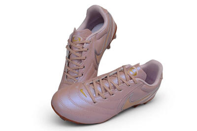 Nike Tiempo Ligera Pro FG Firm Ground Soccer Cleats - Pink/Rose Gold/Metallic Copper