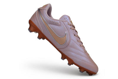 Nike Tiempo Ligera Pro FG Firm Ground Soccer Cleats - Pink/Rose Gold/Metallic Copper