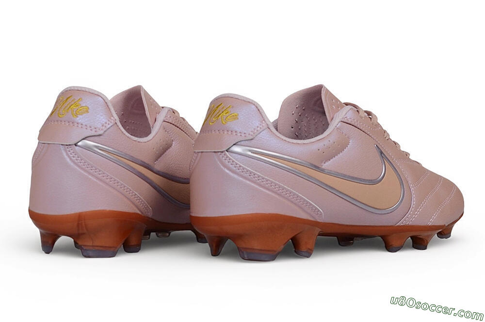 Nike Tiempo Ligera Pro FG Firm Ground Soccer Cleats - Pink/Rose Gold/Metallic Copper 6