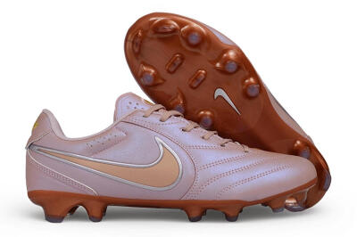 Nike Tiempo Ligera Pro FG Firm Ground Soccer Cleats - Pink/Rose Gold/Metallic Copper