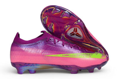 Nike Air Zoom Mercurial Vapor 17 Elite FG Firm Ground Soccer Cleats - Purple/Berry Purple/Volt Green
