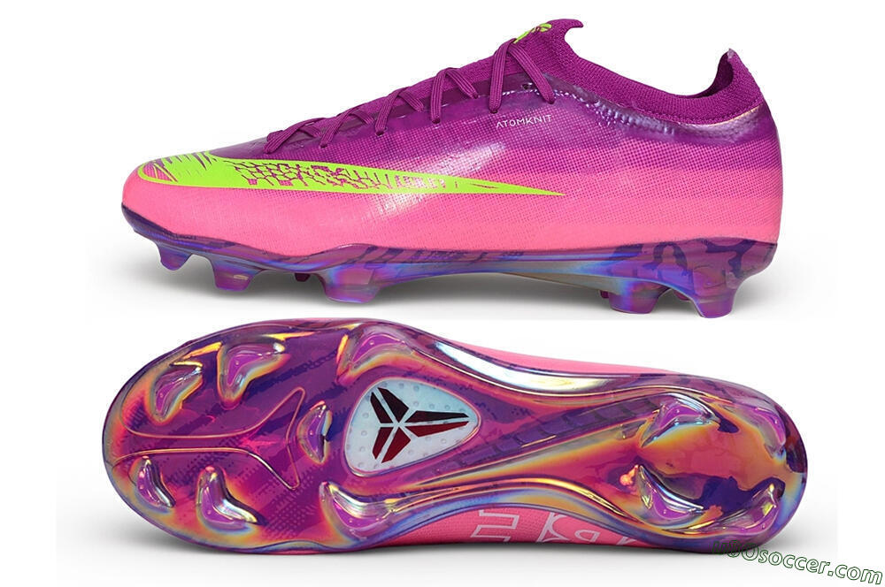 Nike Air Zoom Mercurial Vapor 17 Elite FG Firm Ground Soccer Cleats - Purple/Berry Purple/Volt Green 0