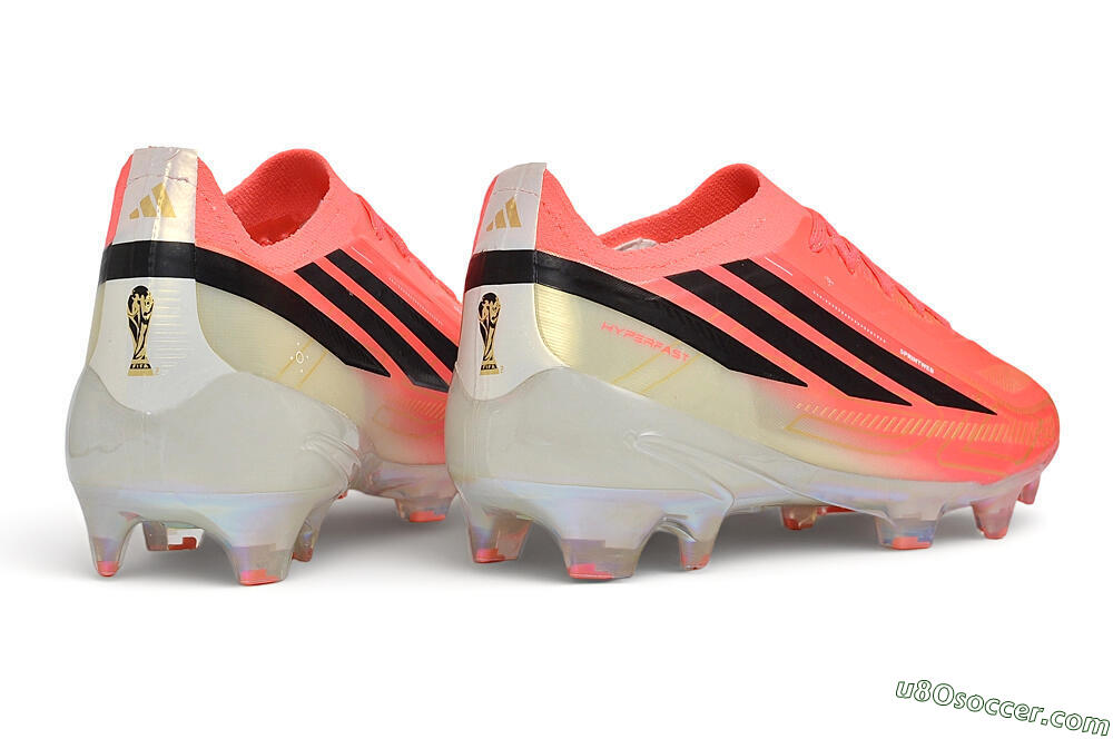 Adidas F50 Hyperfast Elite FG Firm Ground Soccer Cleats - Pink/Solar Pink/Lucid Lemon 7